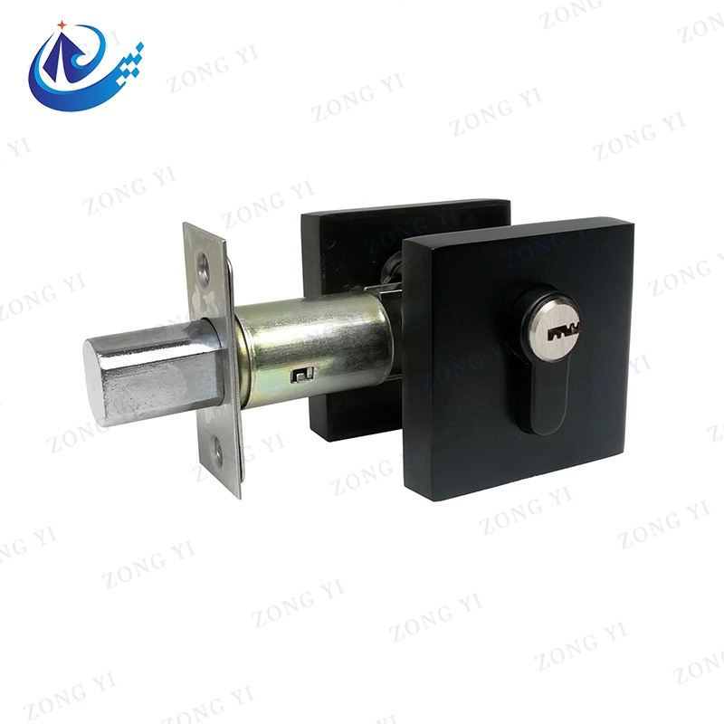 قفل درب Deadbolt آلیاژ روی مربعی